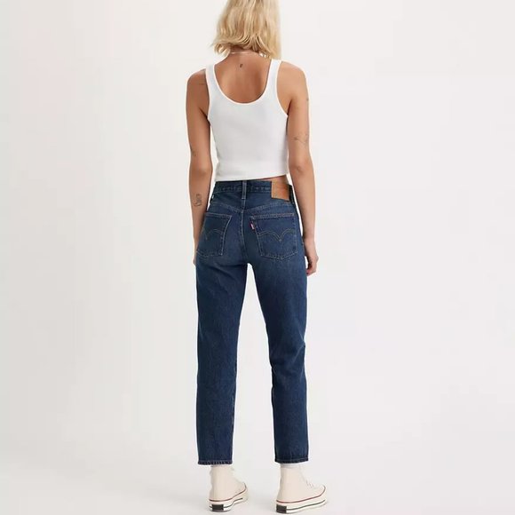 Levi's® Premium 501® ORIGINAL CROPPED JEANS size 28x28 - Picture 3 of 12